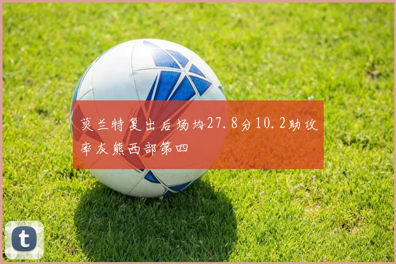 莫兰特复出后场均27.8分10.2助攻率灰熊西部第四