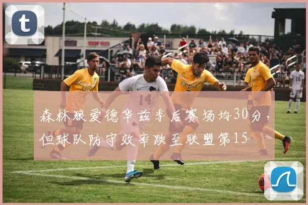 森林狼爱德华兹季后赛场均30分，但球队防守效率跌至联盟第15
